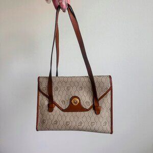 CHRISTIAN DIOR Vintage Honeycomb Shoulder Bag